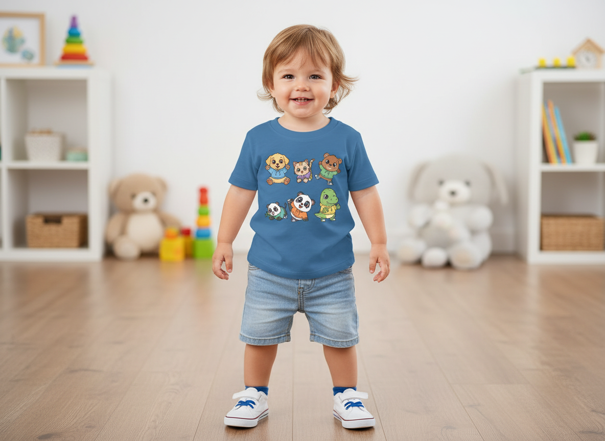 Custom Toddler T-Shirt – 100% Cotton