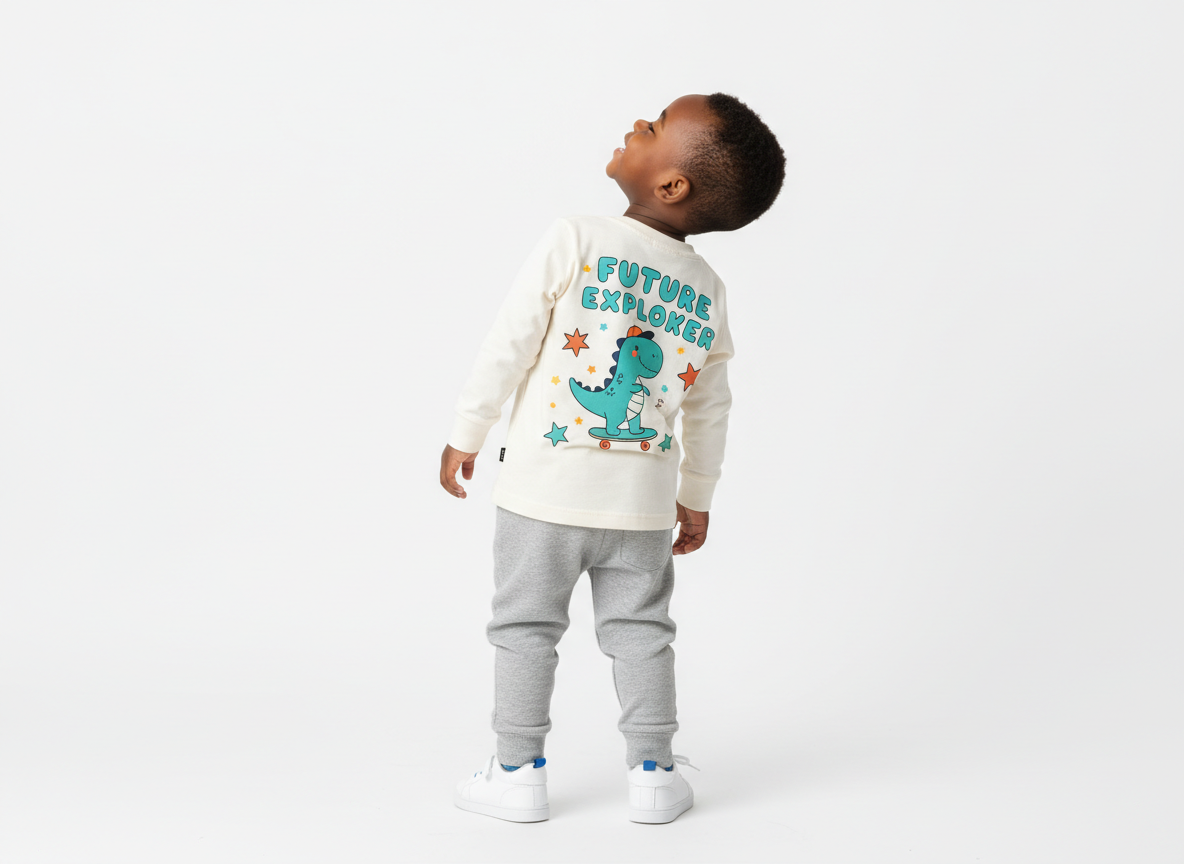 Custom Toddler and Youth Long Sleeve Shirt, 100% Cotton Unisex