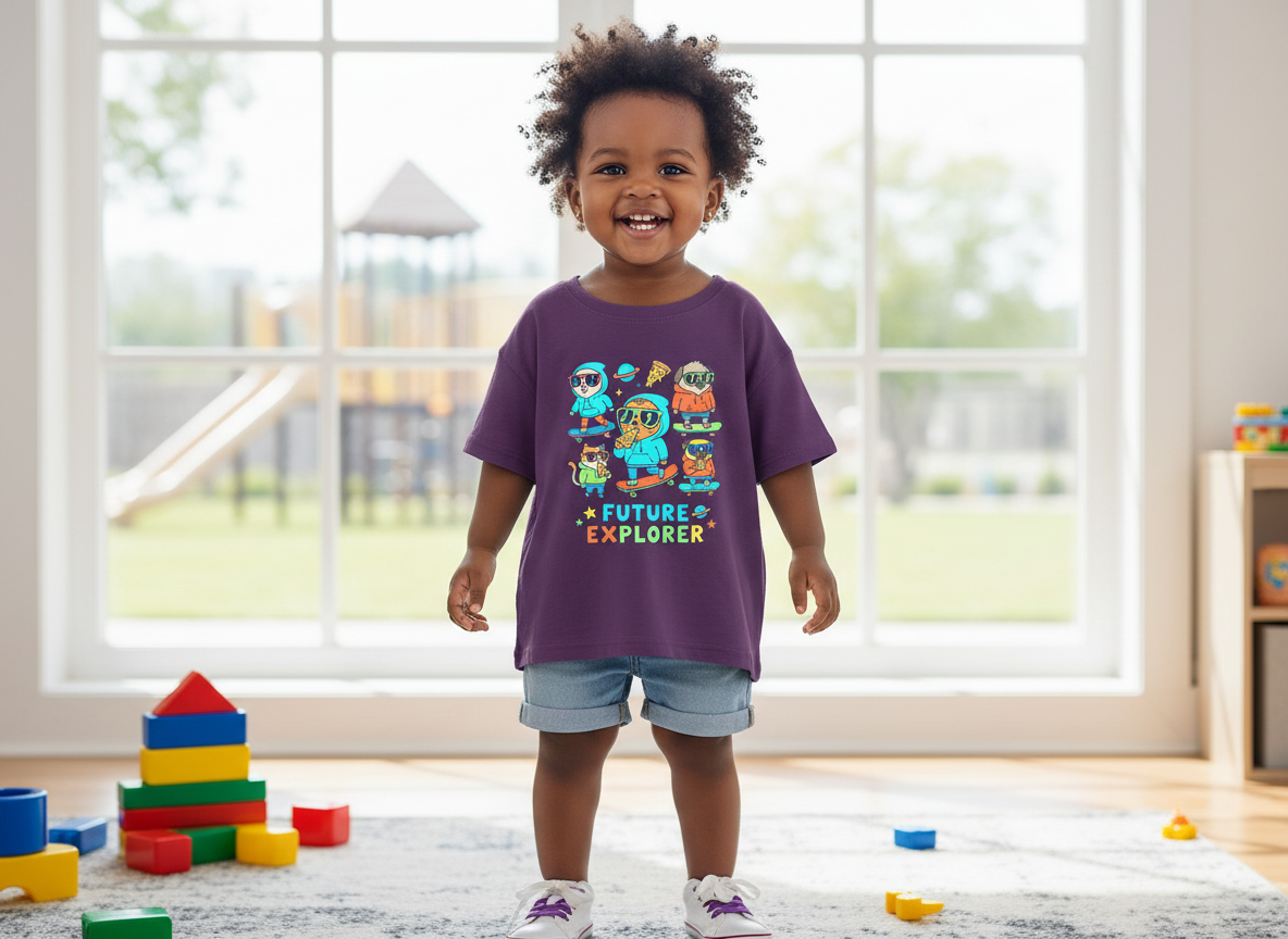 Custom Toddler T-Shirt – 100% Cotton