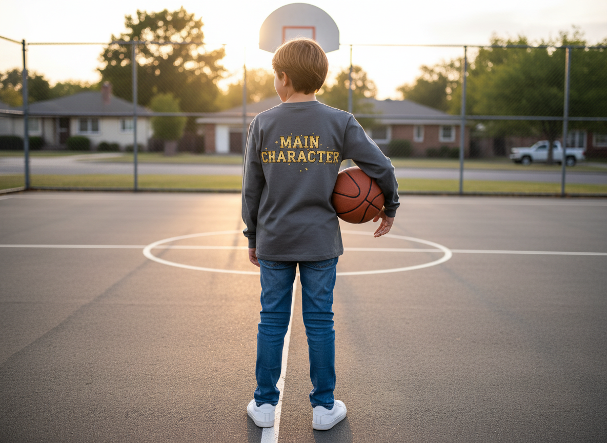 Custom Youth Long Sleeve Shirt – 100% Cotton